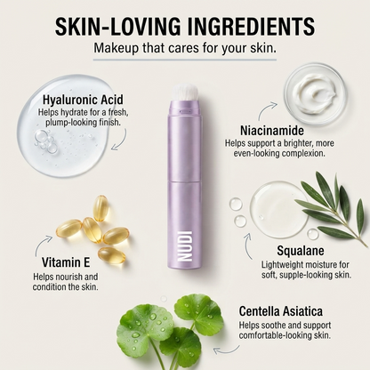 NUDI Changing Foundation Stick – The stick that makes mature skin glow again